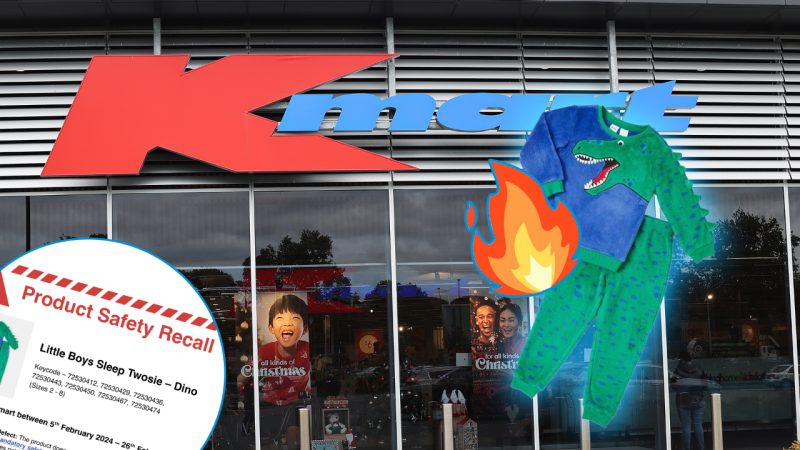 Kmart recalls Dino PJ's over safety concerns