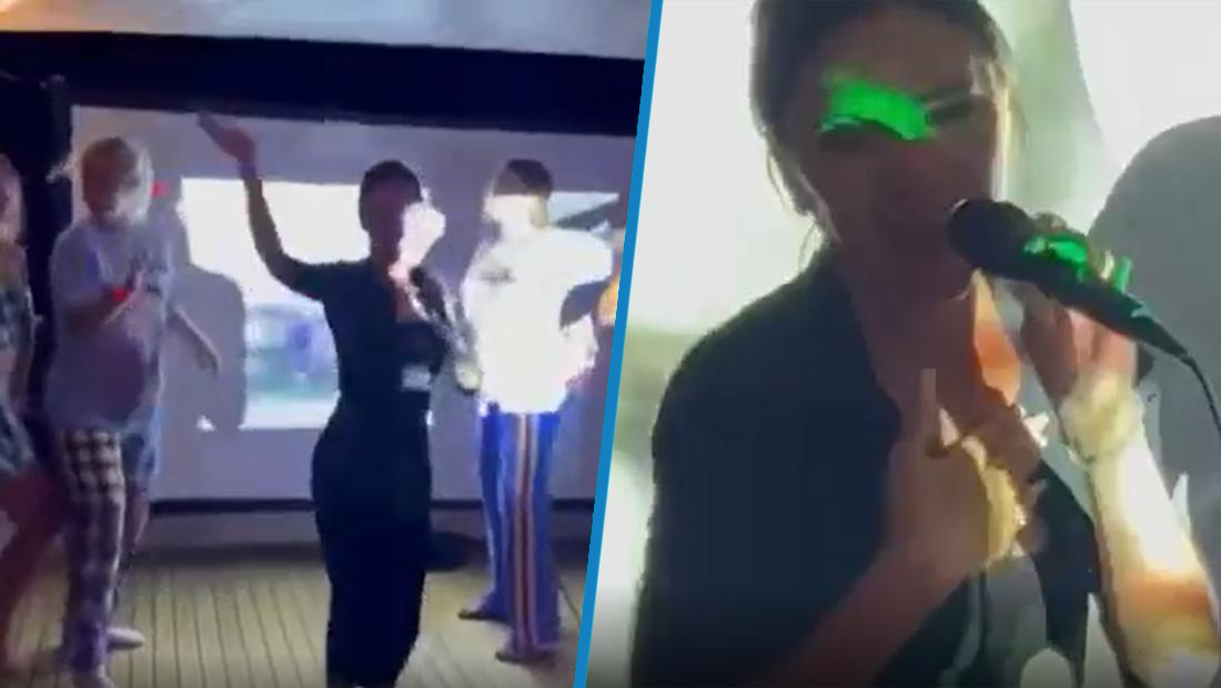 Victoria Beckham Performs A Spice Girls Song At The Karaoke 