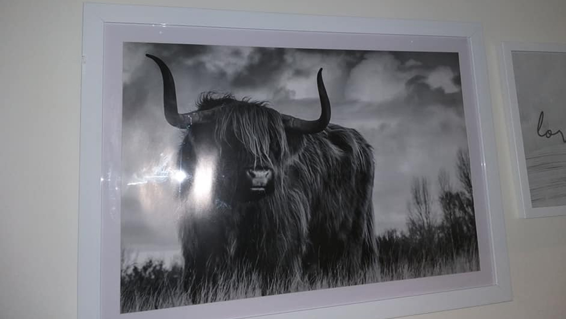 Kmart Australia's eerie find in Framed Clouds Canvas wall print