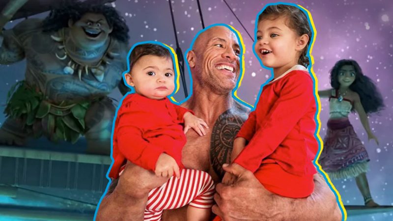 Dwayne Johnson's daughters join dad on 'Moana 2' and are earning a ridiculous paycheck per day