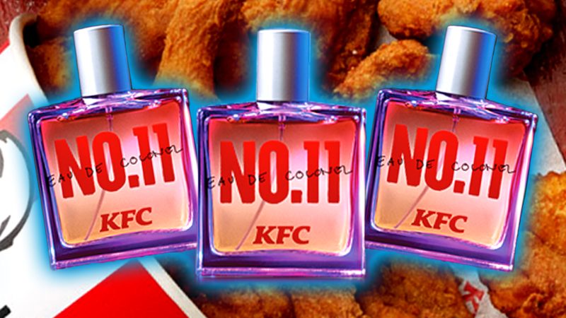 KFC are releasing a limited edition 'Eau De Colonel' fragrance for Valentine's Day