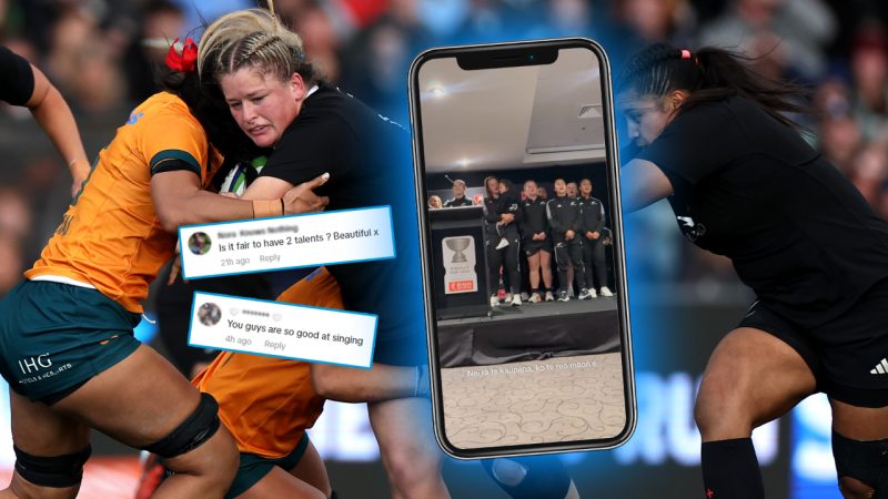  'Beautiful!": NZ Black Ferns shock fans with viral celebratory post-match waiata