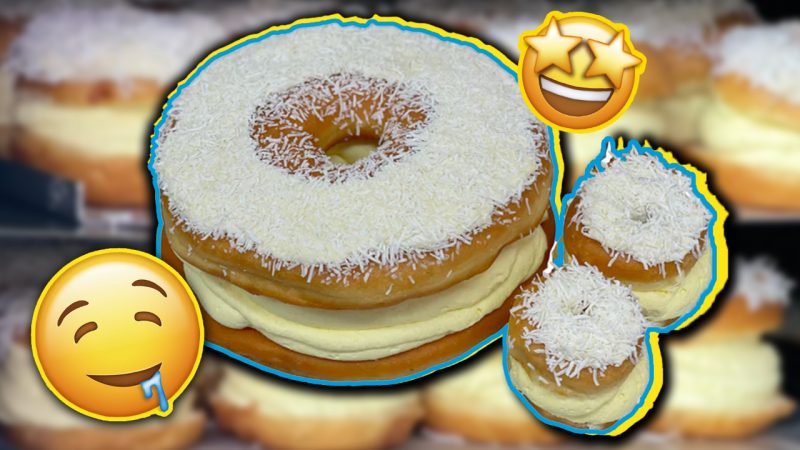 Denheath Bakery is selling a 2kg donut version of their legendary custard square on the cheap