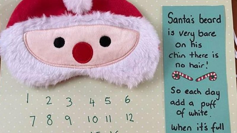 Mum shares her super creative Christmas countdown she made for her kids