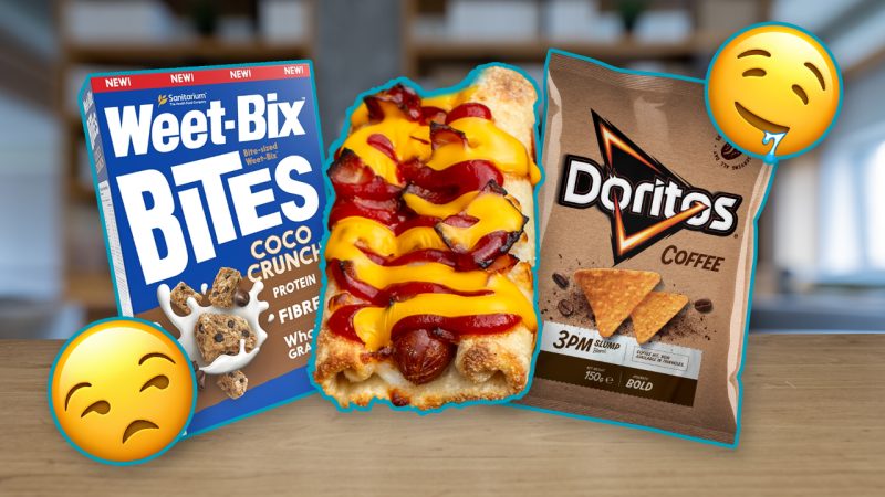 From Pizza Hot Dogs to Coffee Doritos - We Tried The Strangest Snacks On The Market RN